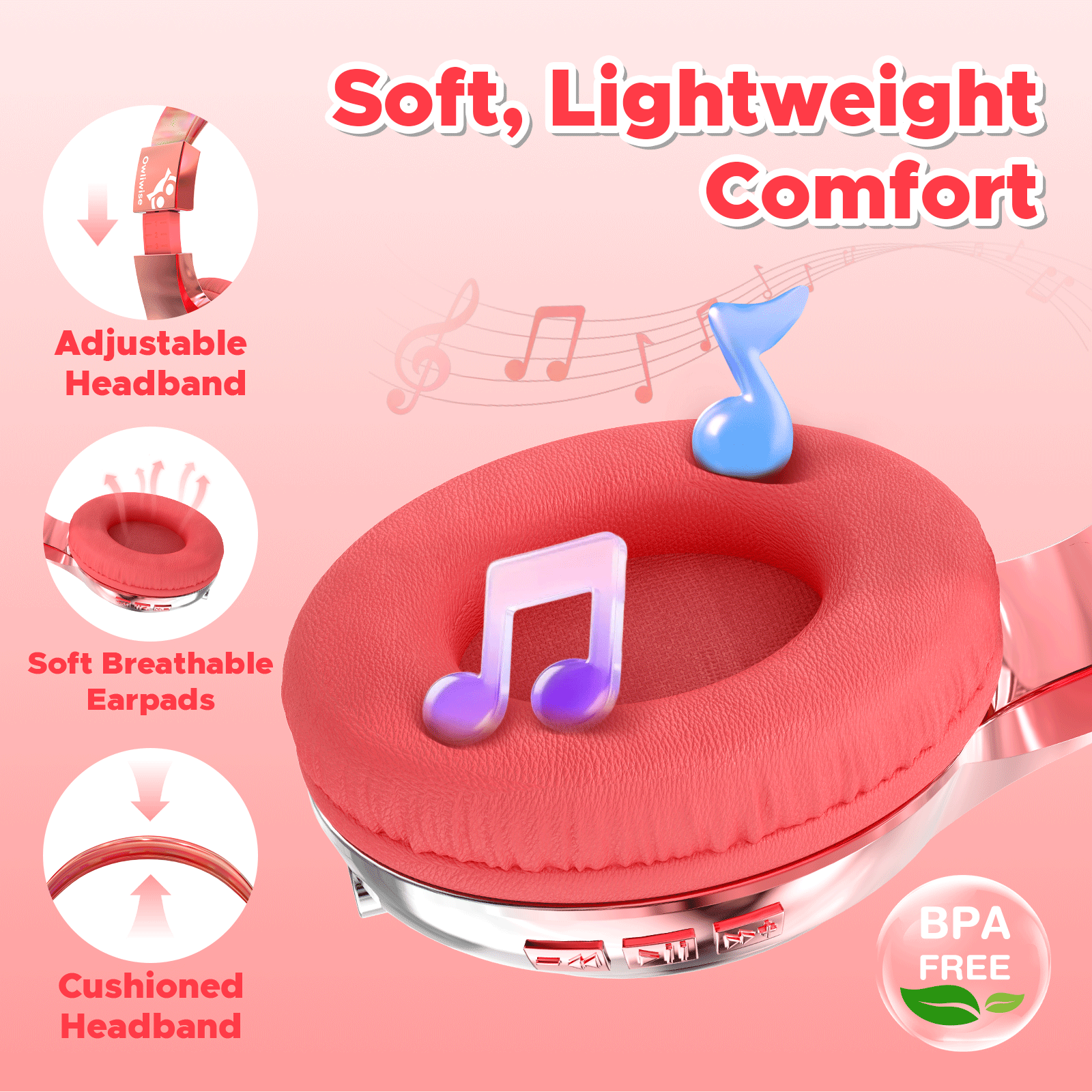 Owliwise Kids Bluetooth Headphones 丨Bolt series-thumbmail-20