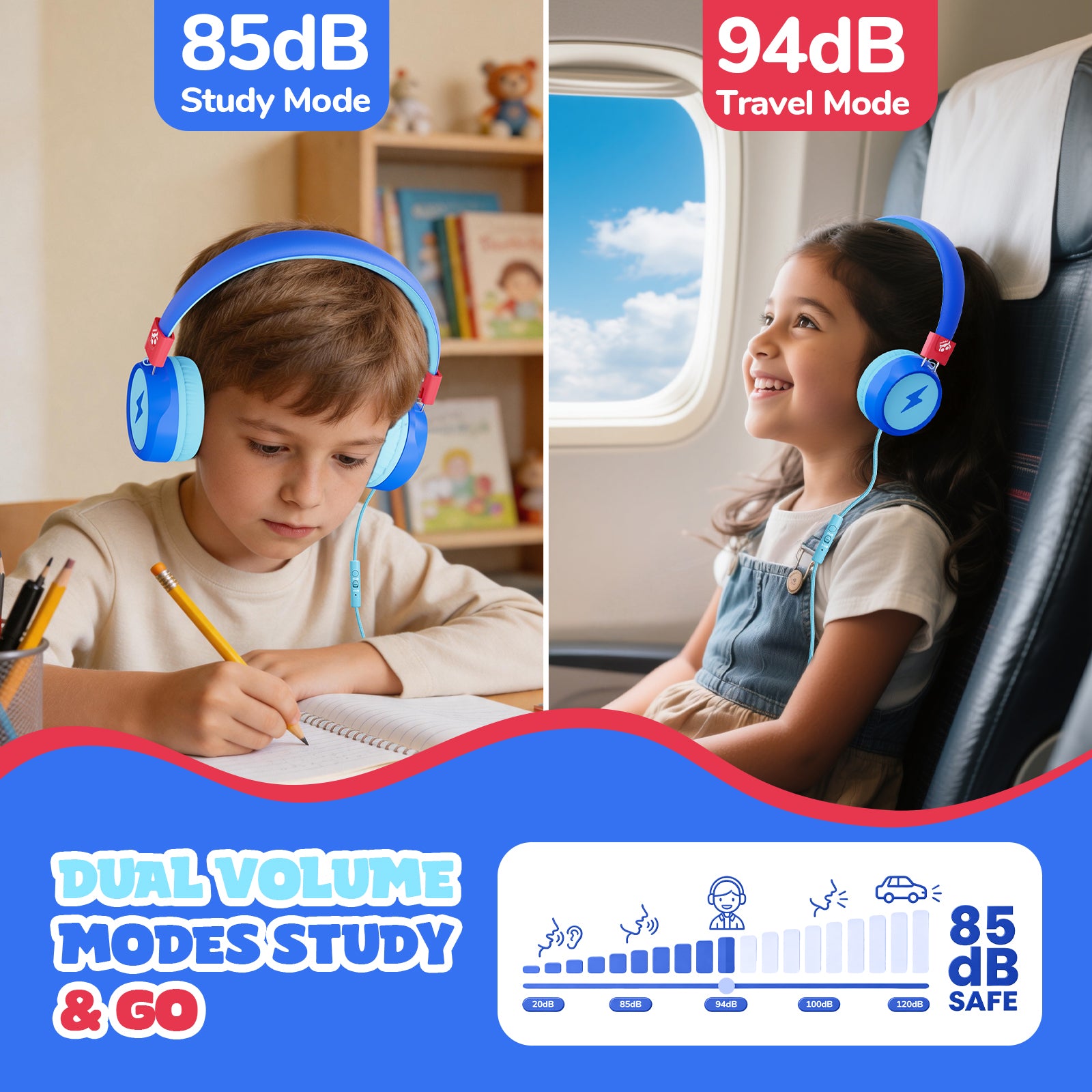 Owliwise Kids Wired Headphones 丨Flare series-thumbmail-7
