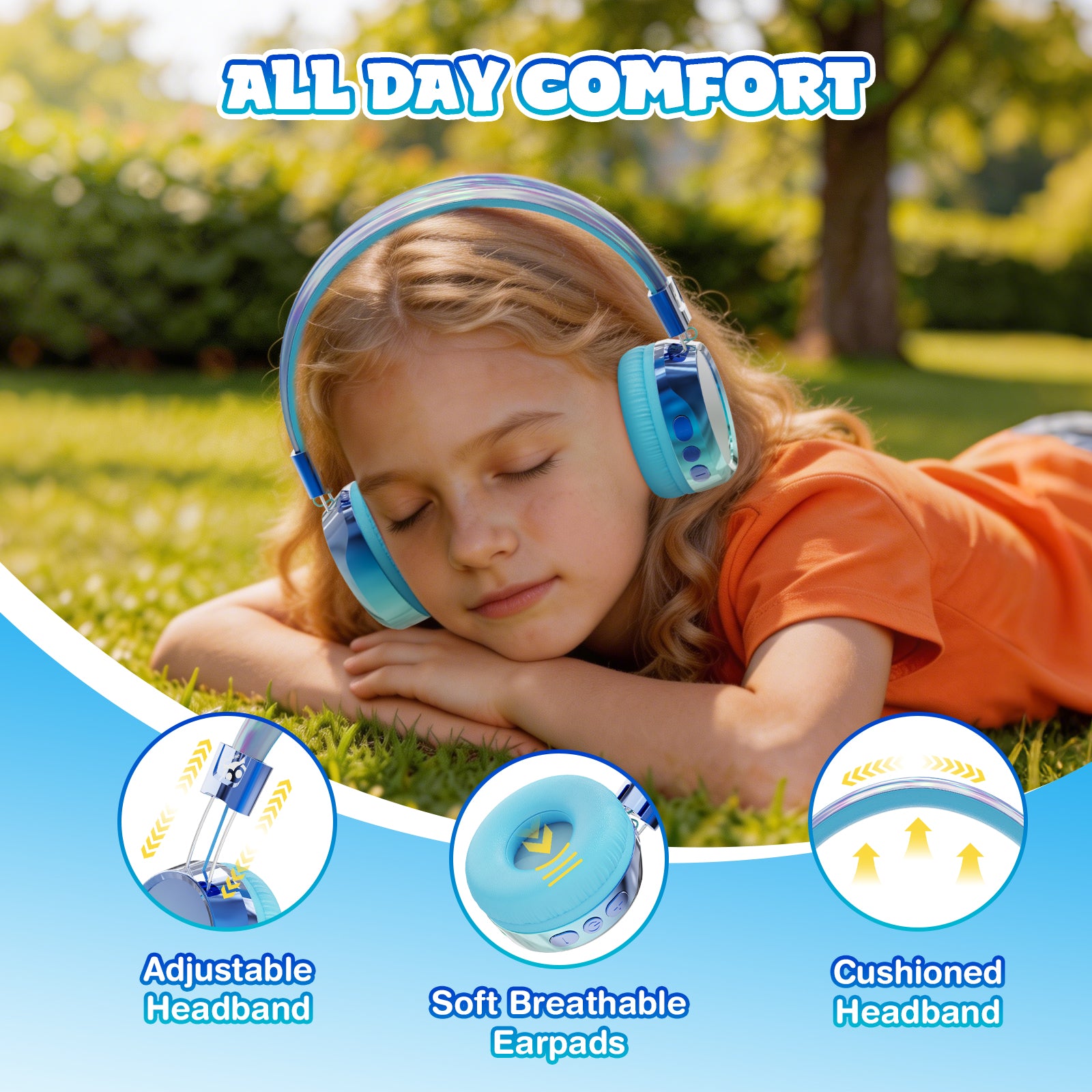Owliwise Kids Bluetooth Headphones 丨Aura series-thumbmail-10