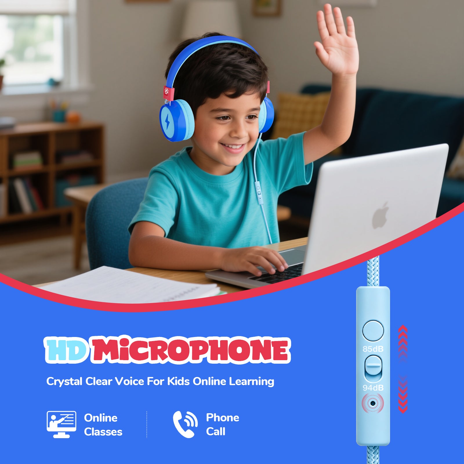 Owliwise Kids Wired Headphones 丨Flare series-thumbmail-9