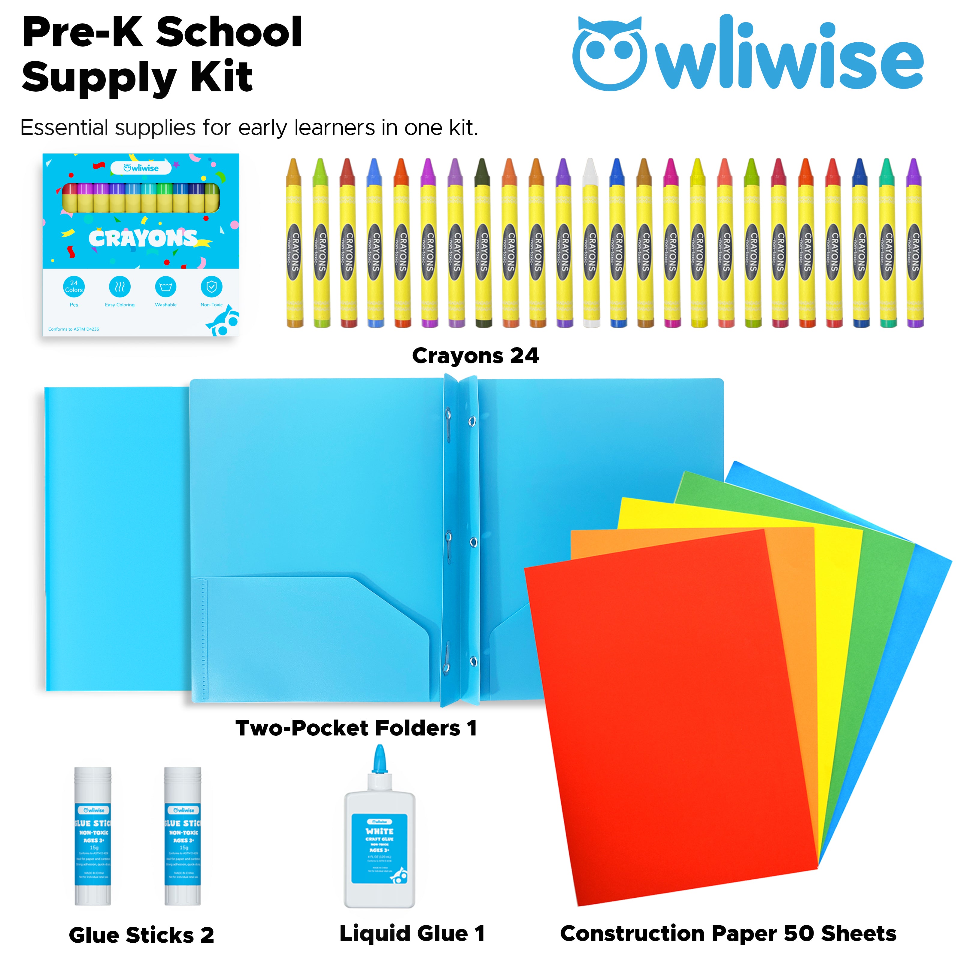 Owliwise School Supplies Kit丨Classready Kits-thumbmail-15